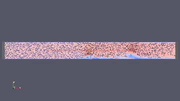 2 D Particle Flow using OpenFOAM 1