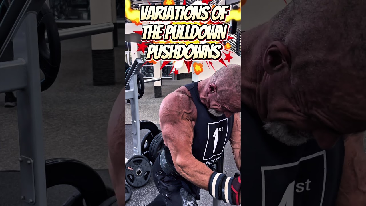 VARIATIONS OF THE PULLDOWN PUSH DOWNS FOR TRICEPS #workout #motivation #workouttips #triceps