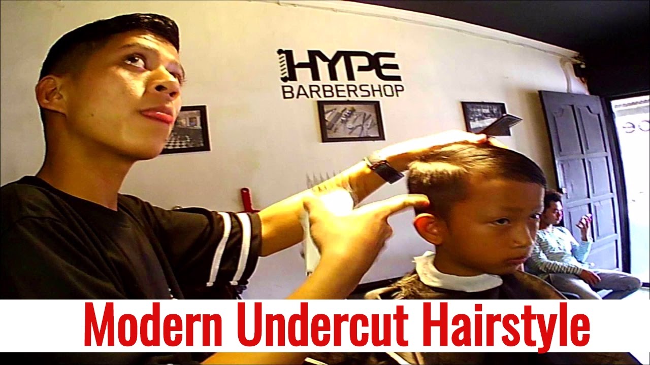 Modern Undercut  Hairstyle Hair For Kids Potongan  Rambut  