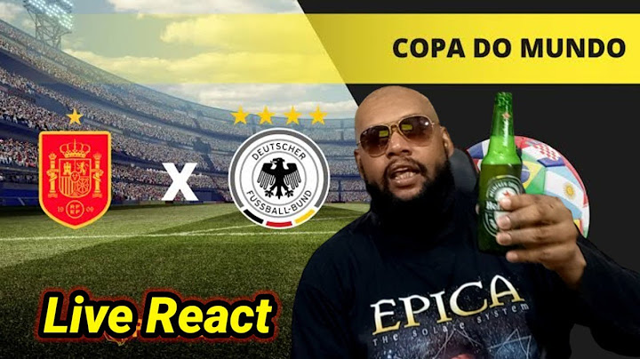 REACT AO VIVO ESPANHA 1X1 ALEMANHA l auf gehts Deutschland