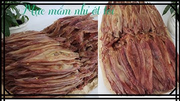 Mực mắm nhỉ ớt tỏi Nha Trang, bao ghiền