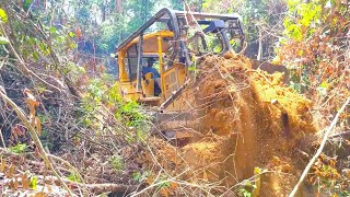 The Operator Doing an Excellent Job When Constructing a Plantation Road  Using a CAT D6R Dozer by Bulldozer Mountain 15,570 views 5 months ago 24 minutes