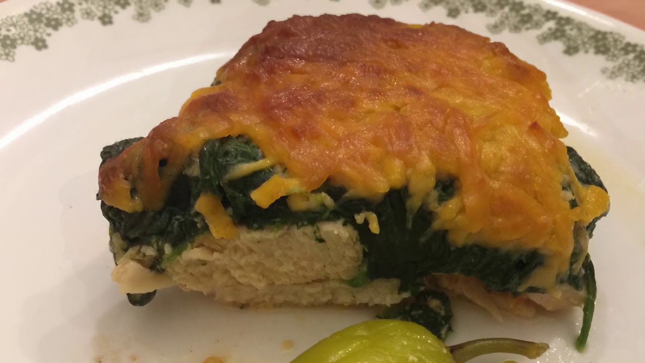 Baked Chicken Spinach&Cheese Recipe/Foreign Family Kitchen