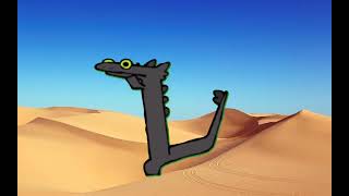Танцующий дракон беззубик только в пустине