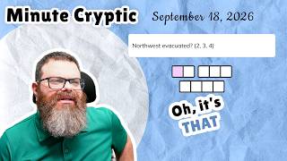 Unedited Minute Cryptic September 18, 2026