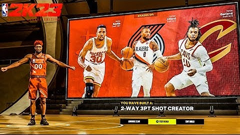 Small Pg 2 Way 3PT Shot Creator on NBA2K23 (ALL ROUND BUILD)