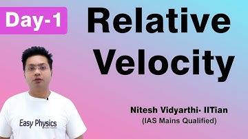Relative Velocity | Nitesh Vidyarthi