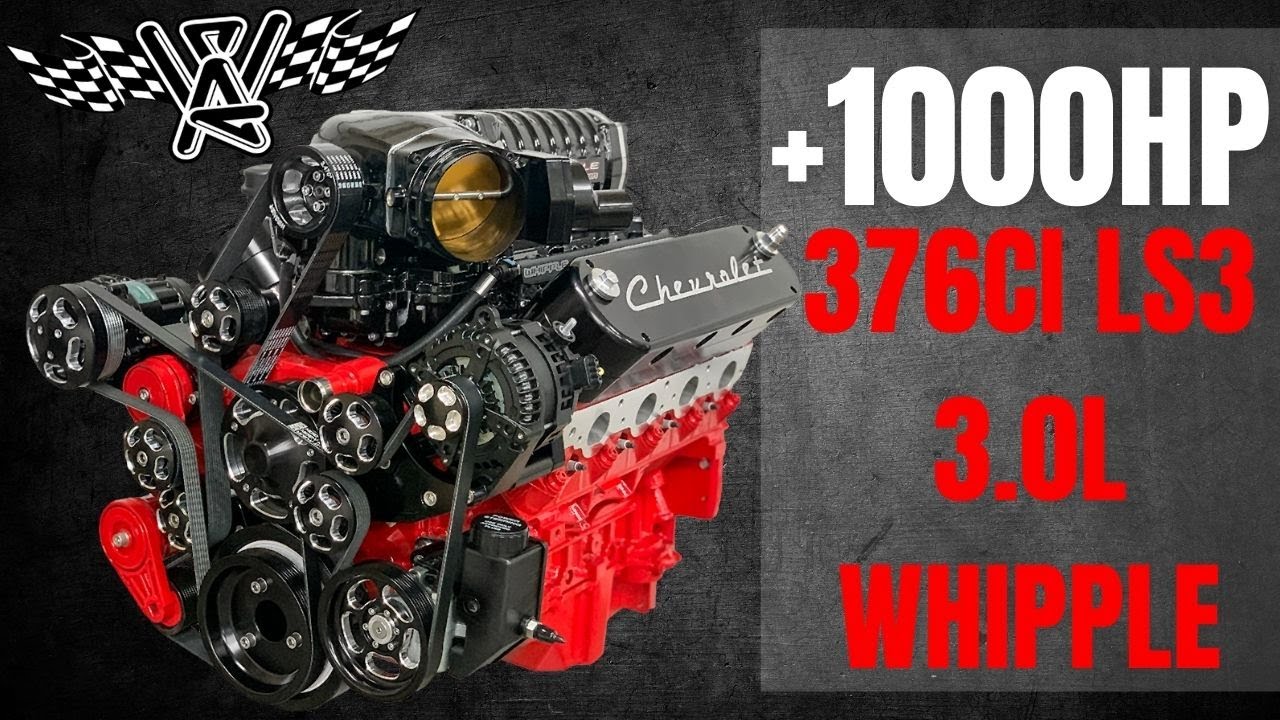 1164 HP 376ci LS3 3.0L Supercharged Engine built Wegner Automotive ...
