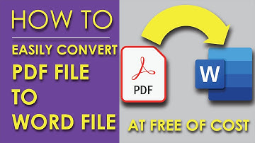 How to CONVERT PDF to WORD at absolutely FREE COST | Three conversion options