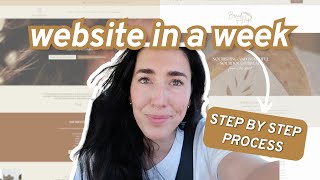 Website in a Week Process for Clients (Start to Finish)