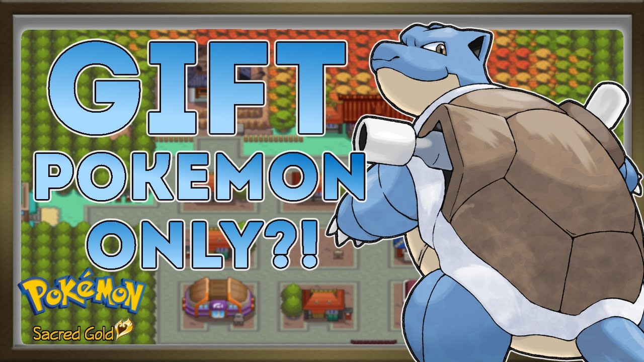 Can you beat Pokémon SACRED GOLD using only GIFT POKEMON?! (Rom hack, no items) YouTube