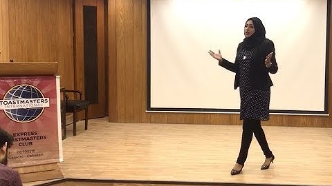 Table Topics Winner- Club Contest 2018-2019- TM Erum Rizvi