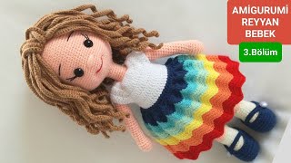 Amigurumi Reyyan Bebek Yapımı - Kafa Yapılışı 3/7 (Gül Hanım)