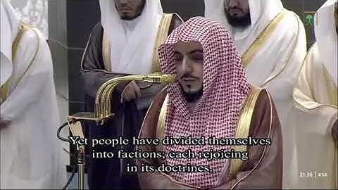 سورة المؤمنون بصوت الشيخان عبدالله الجهني ، الوليد الشمسان تراويح الحرم المكي 1446