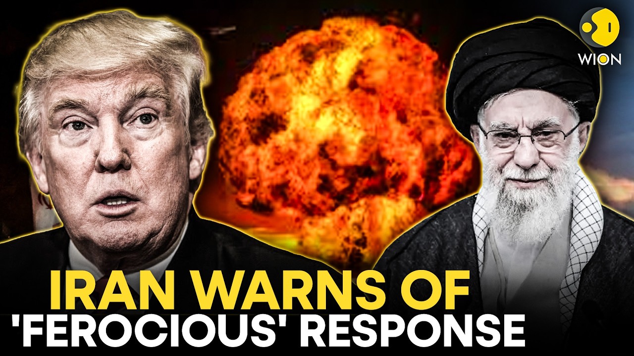 US-Iran Attack LIVE: Tehran Threatens ‘Ferocious’ Response To Any US Strike Amid Tensions |WION Live