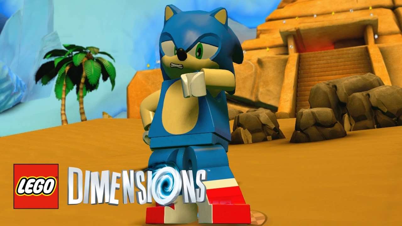 LEGO Dimensions - Sonic the Hedgehog Free Roam Gameplay (Sonic