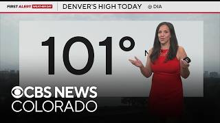 Denver reaches a new record high temperature for Aug. 3