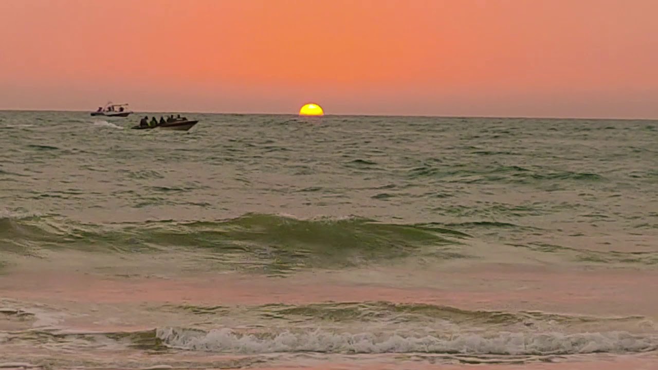 Beautiful Sunset Calangute Beach. Goa 