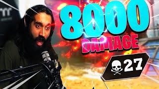 ShivFPS SOLO *WORLD RECORD* ? WITH *8000 DAMAGE* in APEX LEGENDS | ShivFPS Apex Best Moments