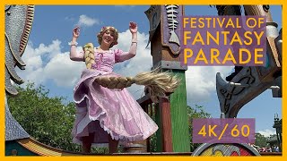 Full Festival of Fantasy parade in Magic Kingdom on May 2024 in 4k/60 at Disney World