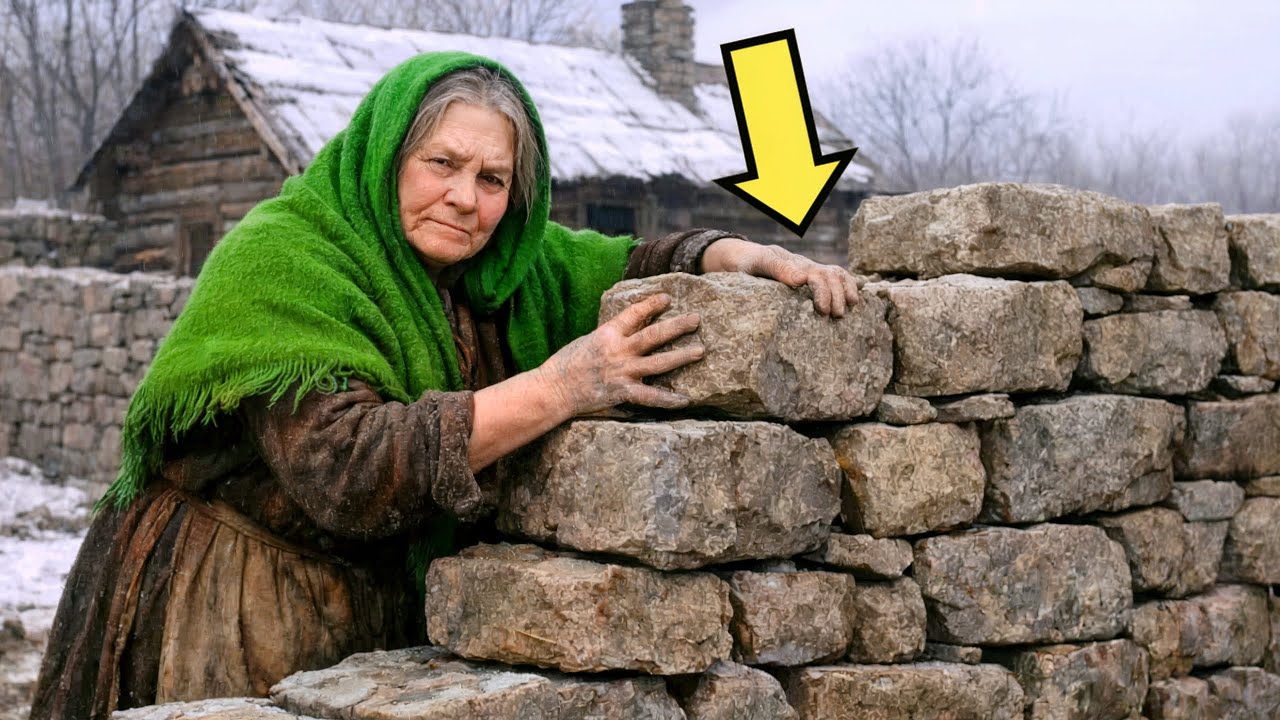 EVERYONE LAUGHED WHEN THE WIDOW STARTED BUILDING A STONE WALL… UNTIL THEY FOUND OUT WHY