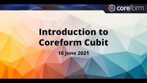 Introduction to Coreform Cubit