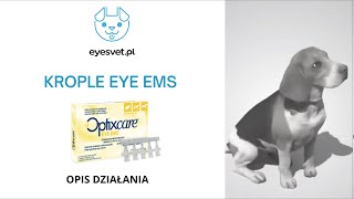 Krople Optixcare Eye EMS na owrzodzenia rogówki u zwierząt