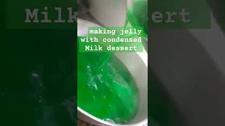 Making jelly with condensed milk dessert pt.1 dessert