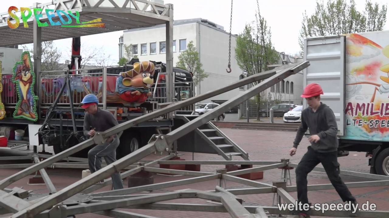 Speedy Achterbahn (Welte) Aufbaufilm