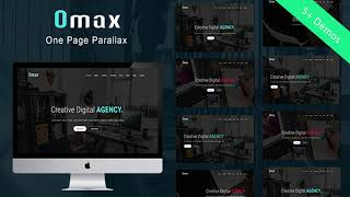 Omax - One Page Multi-Purpose HTML5 Template | Themeforest Website Templates and Themes