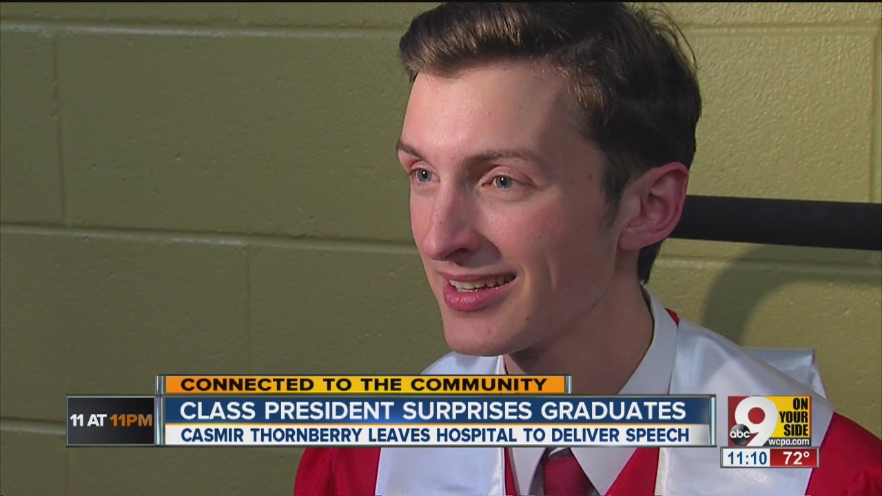 Casmir Thornberry: Dixie Heights class president makes graduation after all