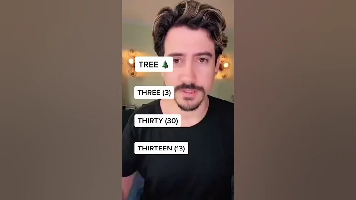 Como Pronunciar “TREE”, “THREE”, “THIRTY” y “THIRTEEN” en Inglés ✅