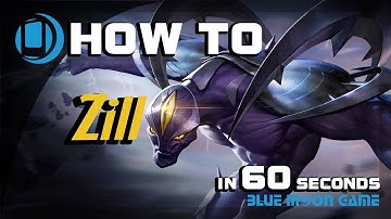 AoV Zill Hero Guide in 60 sec | Arena of Valor | Blue Moon Game