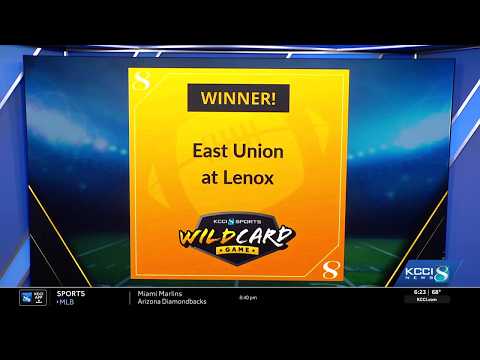 KCCI's Week 4 Wild Card game is East Union at Lenox