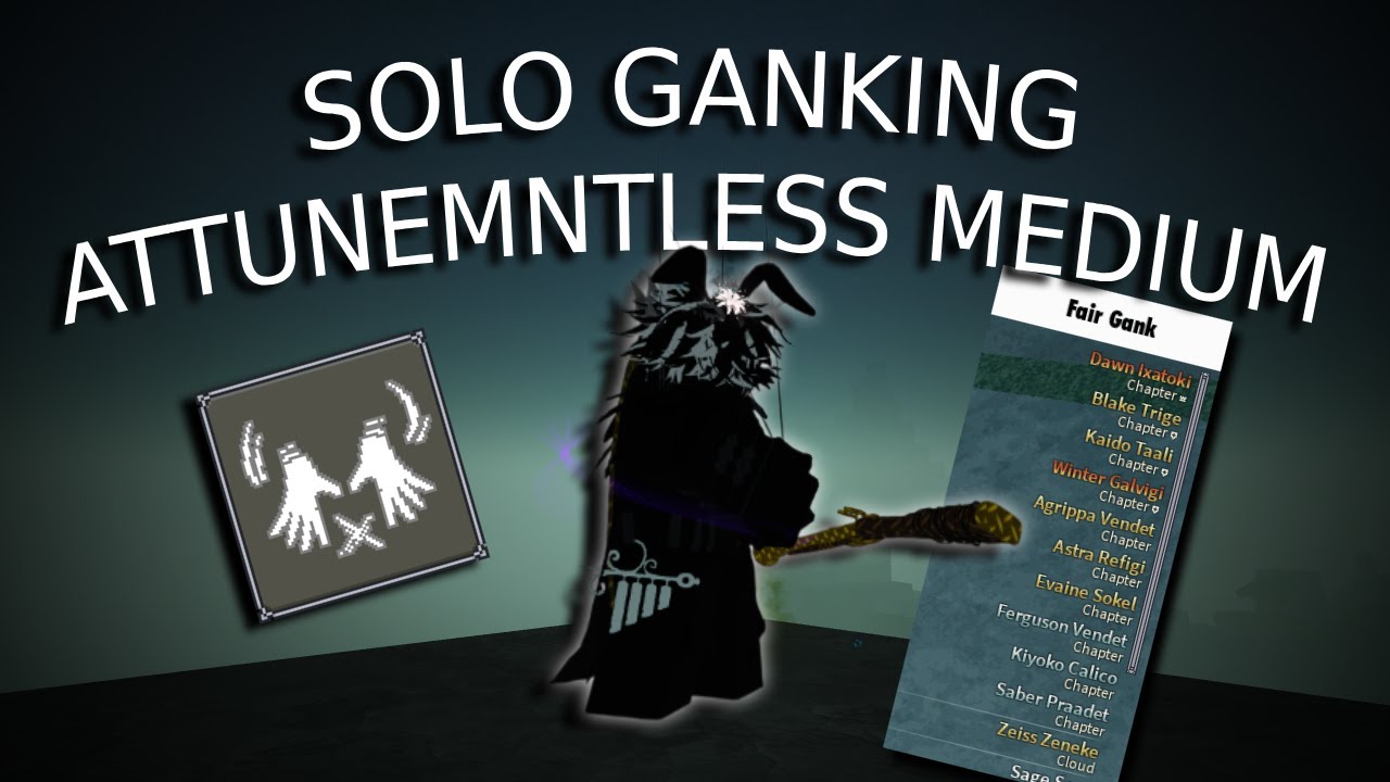 SOLO GANKING ON THE BEST ATTUNEMENTLESS MEDIUM BUILD | DEEPWOKEN