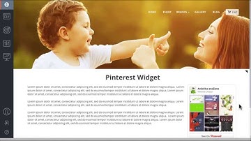 How to add a Pinterest Widget to Your Website on anaZana platform