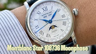 (SỐ50) ( Đang Còn Hàng ) Review Đồng Hồ Montblanc Star 108736 Moonphase