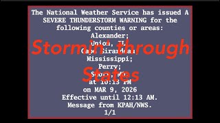 EAS Mock: Stormin' through States - A ridiculously long Severe Thunderstorm Warning