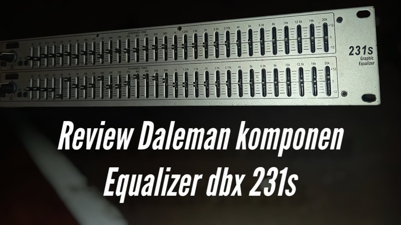 Review of dbx 231s Equalizer components in depth tutorial review 