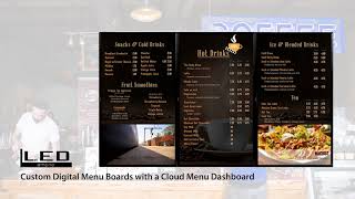 Coffee Shop Menu Boards