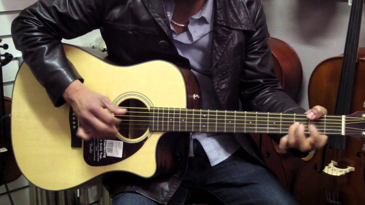 Fender CD-140SCE Acoustic at Icon Music