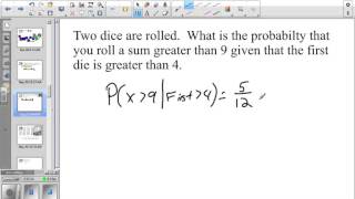AP Stats Chapter 4 Video 3 Conditional Probability