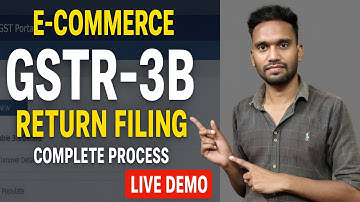 📦"GSTR-3B Return Filing | 📊 E-Commerce Businesses | "Amazon/Flipkart Sellers: