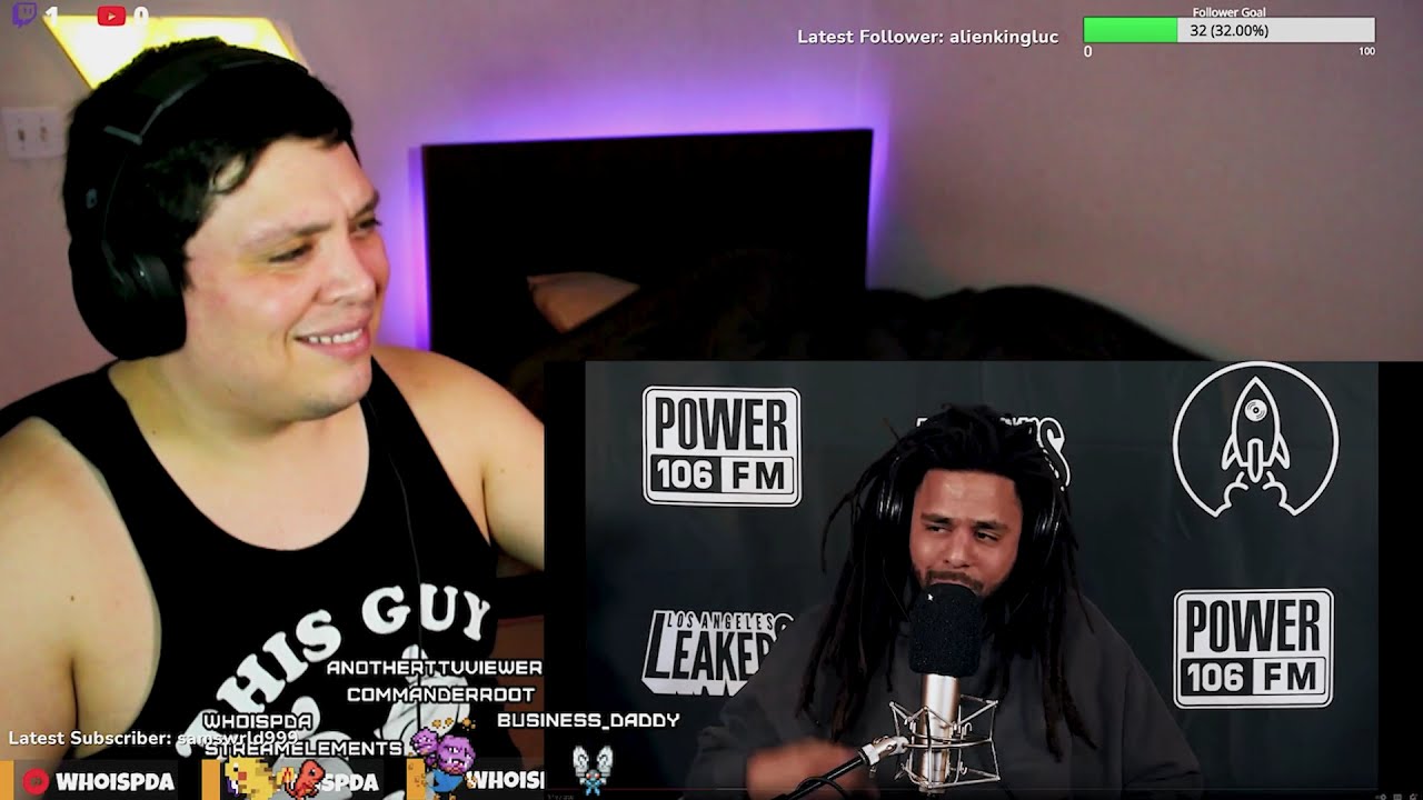 J. Cole Freestyles - L.A. Leakers Freestyle | Live Reaction