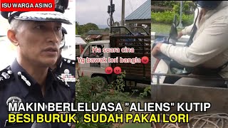 MAKIN BERANI‼️WARGA ASING KUTIP BESI BURUK PAKAI LORI PULAK