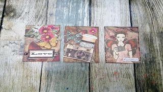 Karty ATC   #Butterflyeffect #ATC #AltairArt #HandmadeByKarola
