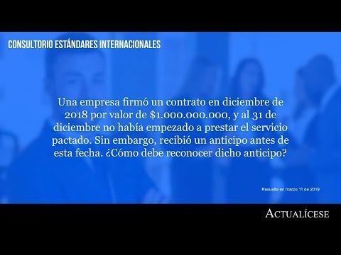 Reconocimiento de anticipos recibidos de clientes - Reconocimiento de anticipos recibidos de clientes