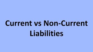 Famous Current vs Non-Current Liabilities Net Worth