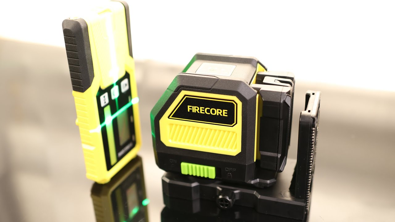 Firecore Firecore Laser Level with Receiver, Firecore Green Beam Self Leveling ...