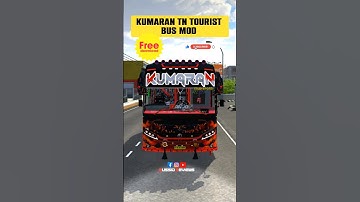 🎀🤩NEW KUMARAN TOURIST BUS MOD🔥😎#bussidreviews#shortsfeed #shorts#newmodbussid
